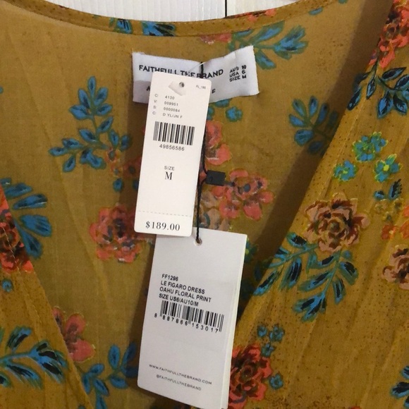 NWT Anthropologie Faithfull Le Figuaro Wrap Dress - Picture 5 of 6